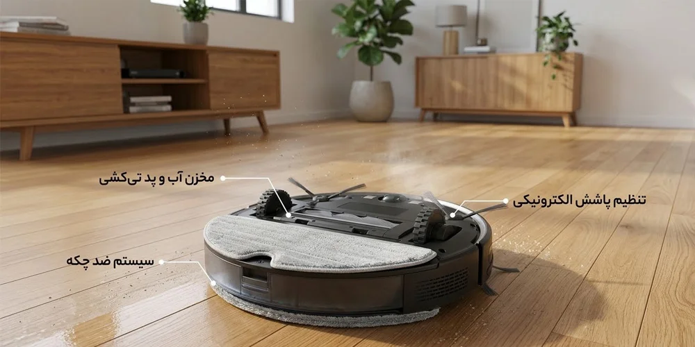 مخزن آب جارو رباتیک RS 770 فکر